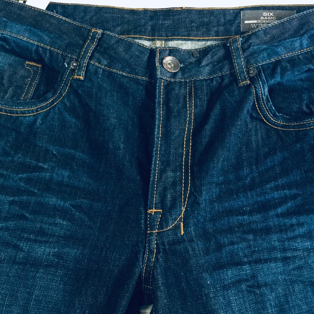 Buffalo David Bitton Six Basic Slim Straight Blue - image 5